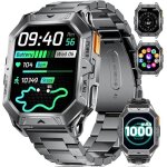 Montre connect�e homme militaire1000mah batterie / boussole / barom�tre2. 13 amoled smartwatch homme ...