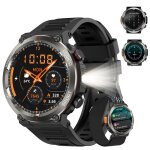 Montre connect�e homme smartwatch sport montre intelligente tactique robuste dext�rieur hd 145 960mahpour ...