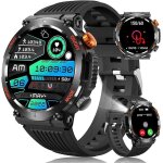 Montre connecte homme sport lampe smartwatch fitness etanche appel bluetooth montres bracelet intelligente ...