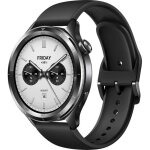Montre connect�e mi watch s4 bluetooth noir avec bracelet caoutchouc noir