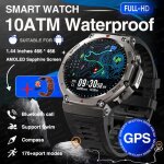 Montre connecte militaire - zigoh - bluetooth - gps - altimtre - tanche 10atm - noir