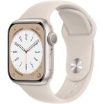 Montre connect�e reconditionn�e - debsy - apple watch series 8 - 41 mm - lumi�re stellaire - watchos ...