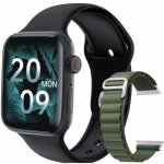 Montre connect�e - smartwatch - noir - appels bluetooth - cardiofr�quencem�tre - �tanche ip67