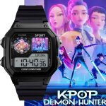 Montre digitale kpop demon hunters noire ? sport & accessoire mode inspir k - pop