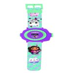 Montre digitale - gabby et la maison magique - 20 images projetables - bracelet ajustable - digital - ...
