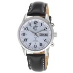 Montre - ett eco tech time - egs - 11436 - 12l - radio piloté - cuir - 5 atm Montre - ett eco tech time - egs - 11436 - 12l - radio piloté - cuir - 5 atm