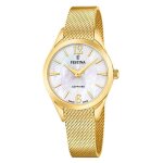 Montre femme bracelet acier - festina - montre femme festina acier dorcollection swiss made grace