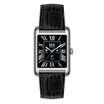 Montre connecte - ice watch - ice smart tk 2. 0 - bracelet cuir noir - cadran argent - 32mm