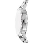 Montre pour femme avec cadran en poudre argent�e