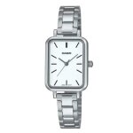 Montre femme - casio - ltp - v009d - 7audf - argent - cadran blanc - tanche 3 atm