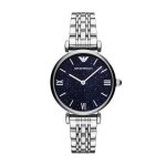 Montre femme - emporio armani - ar11091 - acier inoxydable - cadran bleu fonc� - 32 mm