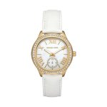 Montre femme - michael kors - mk4818 - acier inoxydable - cuir dor - tanchit 5 atm