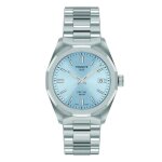 Montre femme - tissot - prc100 solar - acier - cadran bleu - tanchit 10 atm
