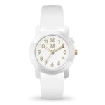 Montre enfant - ice watch - find white gold - quartz - 34 mm - silicone blanc