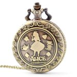 Montre gousset alice au pays des merveilles disney