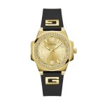 Montre - guess - gw0617l5 - silicone doré - acier inoxydable - Étanchéité 5 atm Montre - guess - gw0617l5 - silicone doré - acier inoxydable - Étanchéité 5 atm