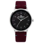 Montre homme - ben sherman - wb043r - quartz - 41mm - cuir rouge - 3atm