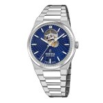 Montre homme - festina - f20053 / 2 - automatique - acier - cadran bleu
