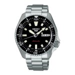 Montre homme bracelet acier - seiko - montre seiko 5 sports automatique skx vintage noire Montre homme bracelet acier - seiko - montre seiko 5 sports automatique skx vintage noire