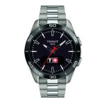 Montre homme bracelet acier - tissot - montre tissot t. touch connect titane
