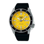 Montre homme bracelet silicone et plastique - seiko - montre seiko 5 sports automatique skx vintage jaune ... Montre homme bracelet silicone et plastique - seiko - montre seiko 5 sports automatique skx vintage jaune ...