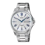 Montre homme casio mtp - 1384d - 7a2vdf - quartz - acier inoxydable - résistante à leau 10 bar - antiallergiqu ... Montre homme casio mtp - 1384d - 7a2vdf - quartz - acier inoxydable - résistante à leau 10 bar - antiallergiqu ...