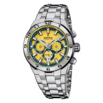 Montre pour homme festina chrono bike jaune avec bracelet en acier f20670 / 4 Montre pour homme festina chrono bike jaune avec bracelet en acier f20670 / 4