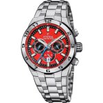 Montre pour homme festina chrono bike rouge avec bracelet en acier f20670 / 5 Montre pour homme festina chrono bike rouge avec bracelet en acier f20670 / 5