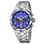 Montre homme festina f20670 / 3 chrono bike bleu bracelet acier Montre homme festina f20670 / 3 chrono bike bleu bracelet acier