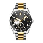 Montre homme tevise t795a - f 2025 nouveaux mod�les montre pour hommes m�canique submariner noir moyen ...