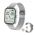 Montre intelligente fitness avec moniteur de fr�quence cardiaque smartwatch sport bluetooth pour hommes ...