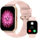 Montre intelligente - tra - montre femme rose appels bluetooth musique podom�tre cardio spo2 �tanche ...