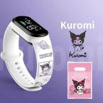 Montre lcd tactile kuromi hello kitty + sac collector