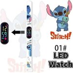 Montre led tactile enfant ? stitch ? affichage lcd ? résistante aux Éclaboussures ? sport ? mixte Montre led tactile enfant ? stitch ? affichage lcd ? résistante aux Éclaboussures ? sport ? mixte