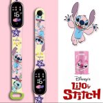 Montre lilo et stitch lcd tactile citrus + sac collector