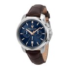 Montre - maserati - r8871621019 - chronographe - cuir - �tanche 5 atm