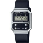 Montre mixte - casio - a100wel - 1aef - quartz - digital - bracelet cuir noir Montre mixte - casio - a100wel - 1aef - quartz - digital - bracelet cuir noir