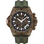 Montre - police - electrical 46mm - �tanch�it� 5atm - cuir vert - quartz