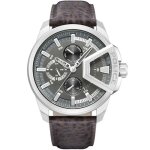 Montre - police - underlined 46mm - quartz - �tanch�it� 5atm - cuir marron
