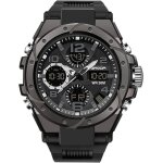 Montre sport digitale homme ? tanche 30 m rtroclairage led chronomtre & alarme ? grand cadran militaire ...