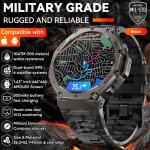 Montre sport t - rex 3 gps double bande 48mm altimètre 10atm étanche smartwatch résistante batterie 500mah ... Montre sport t - rex 3 gps double bande 48mm altimètre 10atm étanche smartwatch résistante batterie 500mah ...