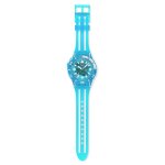 Montre - swatch - montre swatch blue fire - silicone et plastique - tanchit 10 atm - cadran bleu