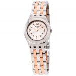 Montre - swatch - minimix - argent - or rose - classique