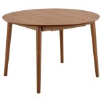Montreux table de salle � manger �115 / 154 cm incluant 1 rallonge d�cor noyer.