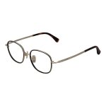 Monture de lunettes dor�e - maxmara - 48 / 18 / 140 - dor� p�le - carr�e - alliage plaqu� ac�tate - �l�gant ...