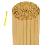 Monucep canisse en pvc polyvalente ? brise - vue pour balcon jardin et terrasse bambou 90 x 400cm