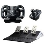 Monza racing wheel ? volant de jeu noir