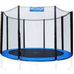 Monzana filet trampoline scurit 244cm 6 barres rsistant uv filet de protection filet extrieur rsistant ...