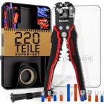 Monzana pince  dnuder 3en1 220 accessoires bote 02 - 6mm automatique attache - cble lectrique ...