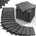 Monzana tapis de protection de sol gris 31x31cm mousse eva 36 pi�ces dalles de protection fitness piscine ...